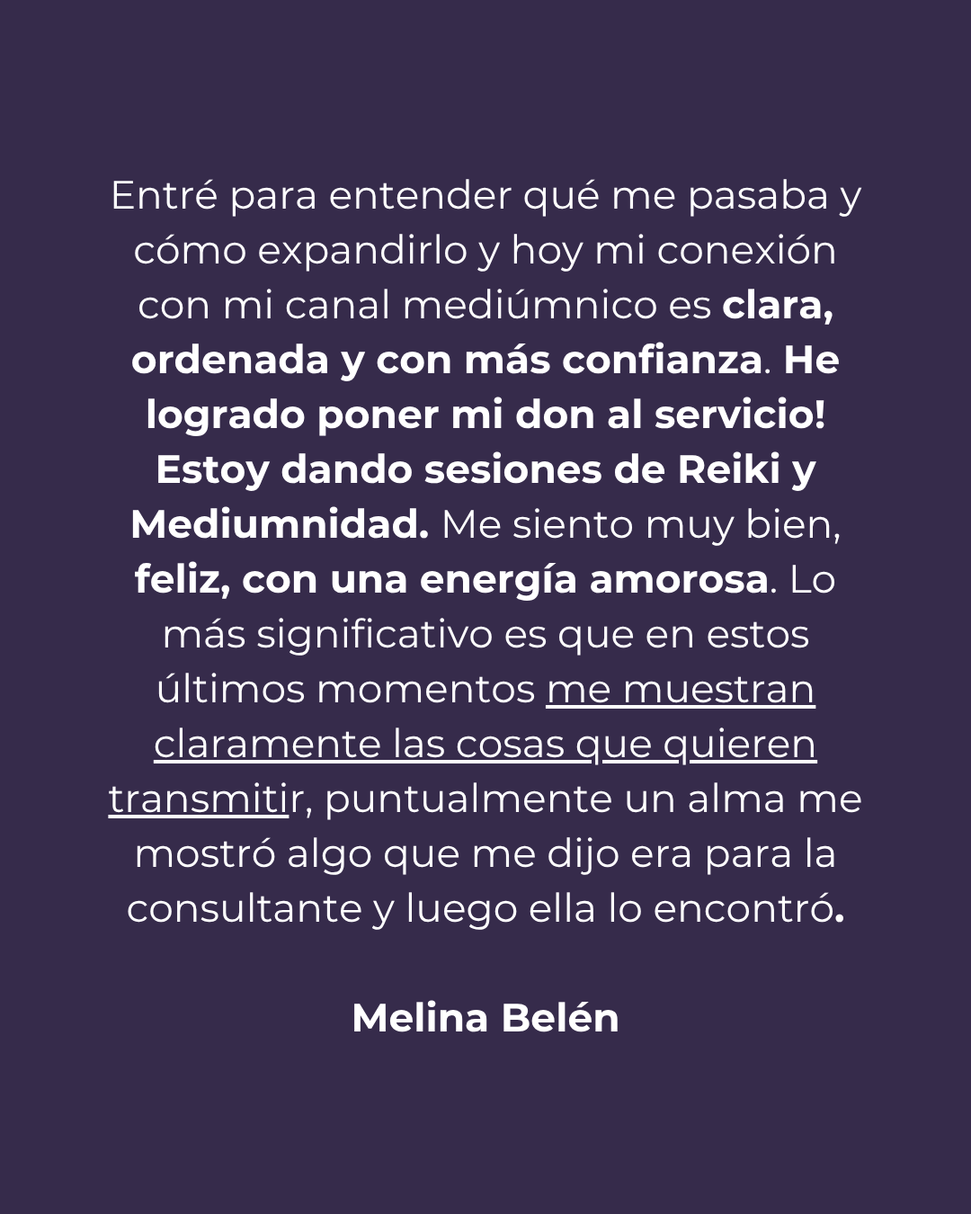 Entré con miedos e inseguridades